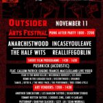Outsider Arts Festival: Anarchist Wood, In Case You Leave, The Half Wits, Real Life Goblin
